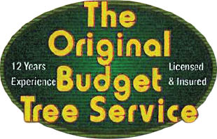 original budget tree service, the logo