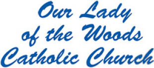 our lady of the woods parish logo