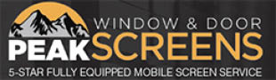 peak window and door screen services logo