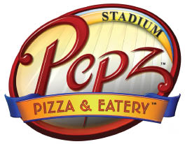 stadium pepz pizza logo