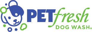 pet fresh dog wash-grooming logo