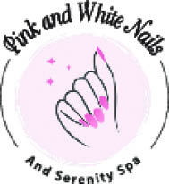pink & white nails logo