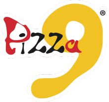 pizza 9-golf course logo