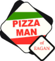 pizza man - eagan logo
