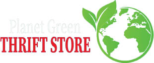 planet green thrift store logo
