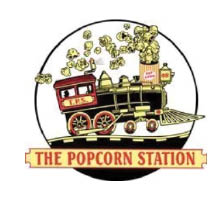 the popcorn station logo