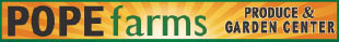 pope farms produce and garden center logo