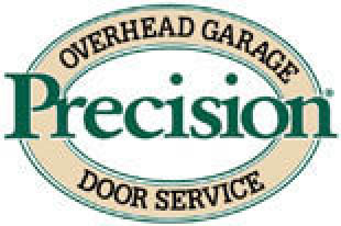 precision garage door logo