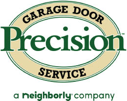 precision garage door richmond logo