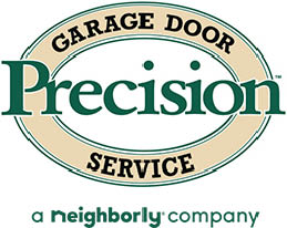 precision garage door charlottesville logo
