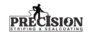 precision striping & sealcoating logo