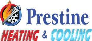 prestine heating & cooling logo