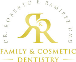 r & r family & cosmetic dentistry logo