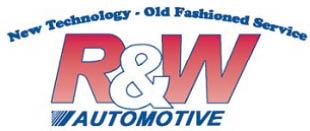 r & w automotive logo