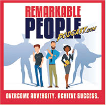 remarkable people podcast logo