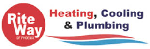 rite way heating, cooling and plumbing of phoenix. logo