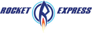 rocket express car wash logo