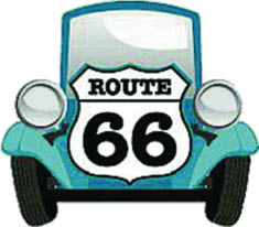 route 66 car wash - pomona logo