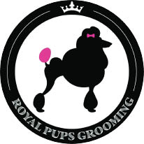 royal pups grooming logo