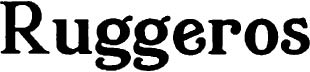 ruggero's logo
