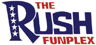 the rush funplex kansas city logo