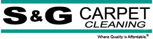s & g  carpet cleaning logo