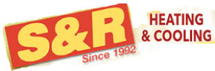 s & r heating & cooling logo