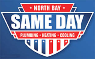same day plumbing heating cooling logo