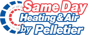 same day heating & air by pelletier logo