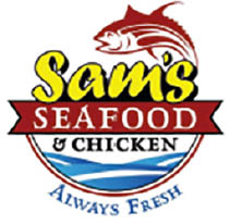 sam's seafood & chicken logo