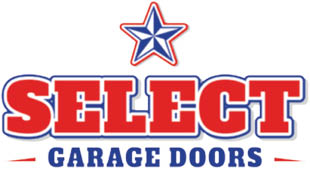 select garage doors logo