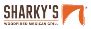 sharky's woodfired mexican grill - newport logo
