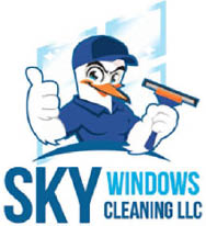 sky window cleaning logo