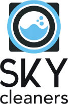 sky cleaners logo