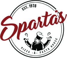 sparta's pizza logo