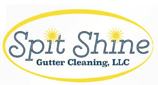 spit shine gutter cleaning. llc logo