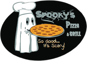 spooky's pizza logo