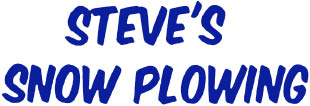 steve’s snow plowing logo