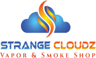 strange clouds vape and smoke shop logo