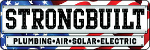 strongbuilt plumbing, air & solar logo