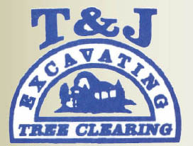 t & j excavating logo
