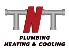 tnt plumbing, heating and cooling logo