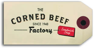 corn beef factory - carol stream logo