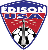 the edison united soccer association logo