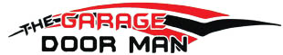 the garage door man logo