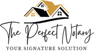 the perfect notary llc logo