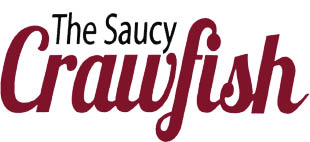 the saucy crawfish logo