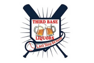 third base liquors logo