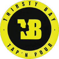 thirsty bay tap'n pour logo