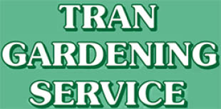 tran gardening service logo